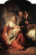 REMBRANDT Harmenszoon van Rijn The Holy Family x oil on canvas